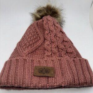 Women's Angela & William Knitted Pom-Pom Beanie One Size GR49